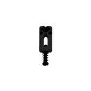 Carrinho Roller P/ Ponte Guitarra Strato Preto Dolphin