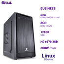 Computador B300 Quad Core I3 10100f Memória 8gb Ddr4 Ssd 128gb Hd 6570 2gb Fonte 300w Pfc Ativo Linux Ubuntu