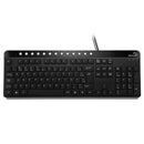 Teclado Com Fio Comfort Multimidia Com Teclas Chocolate Preto Tc143
