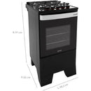 Fogao 4b Mueller Piacere Vetro Mesa Vidro - 60.1230.005
