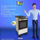 Fogao 4b Mueller Piacere Vetro Mesa Vidro - 60.1230.006