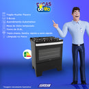 Fogao 5b Mueller Piacere Vetro Mesa Vidro - 60.1230.007