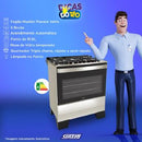 Fogao 5b Mueller Piacere Vetro Mesa Vidro - 601230008