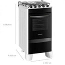 Fogao 4b Continental C/acend - Fc4cb
