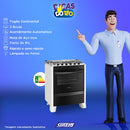 Fogao 5b Continental C/ Acend. - Fc5cb