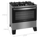 Fogao 5b Atlas Agile Up Glass Mesa Vidro - 300000887