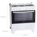Fogao 5b Atlas Monaco Plus C/acend  - 300000716
