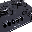 Fogao 5b Atlas Agile Up Glass Cooktop Mesa Vidro Tripla Chama - 300001010