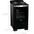 Fogao 4b Dako Diplomata C/acend  - 300001000