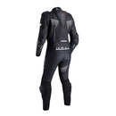 Macacao Texx 2 Pecas Pista Preto Cinza E Preto 2xl - 56