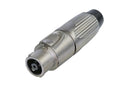 Conector Speakon Cabo Femea 8 Polos C/ Trava Nickel Nlt8fx Neutrik