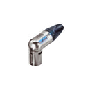 Conector Xlr Cabo Macho 3 Polos Nickel Angulado Nc3mrx Neutrik