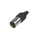 Conector Xlr Cabo Macho 3 Polos T.o.p. Nc3mx-top Neutrik