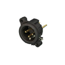 Conector Xlr Painel Macho 3 Polos Redondo Pcb Verfical C/terra  Nc3mav Neutrik