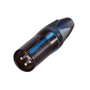 Conector Xlr Cabo Macho 3 Polos Preto Contato Silver Nc3mxx-bag Neutrik
