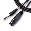 Cabo De Microfone Ninja Hg 0,20 Mm Conector P10/ Xlr Femea 30ft 9,15 Metros Preto