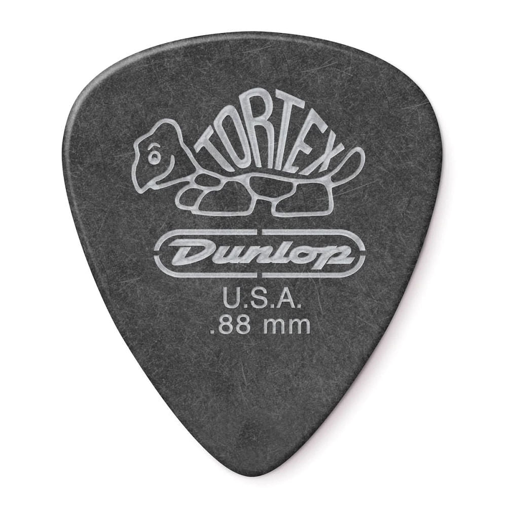 Palheta Tortex 0,88mm Preta Pct C/12 488p.88 Dunlop