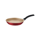 Frigideira Turim Em Aluminio Com Revestimento Interno E Externo Em Antiaderente Starflon Max Vermelha 16 Cm