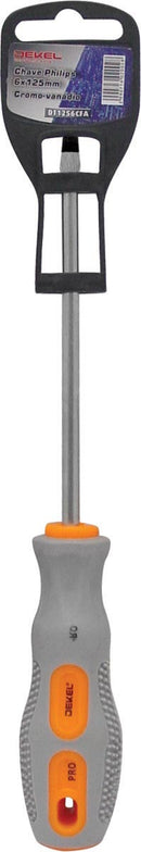 CHAVE DE FENDA 6MM X 125MM - CROMO-VANÁDIO - PONTA MAGNETIZADA - DT1256CFA