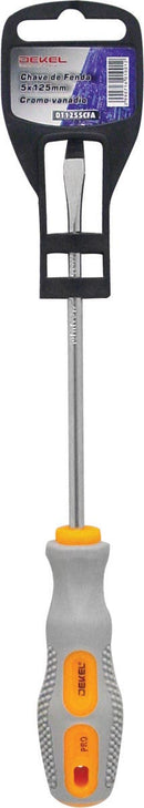 CHAVE DE FENDA 5MM X 125MM - CROMO-VANÁDIO - PONTA MAGNETIZADA - DT1255CFA