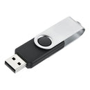 PEN DRIVE 16GB TWIST2 PRETO/PRATA PD588