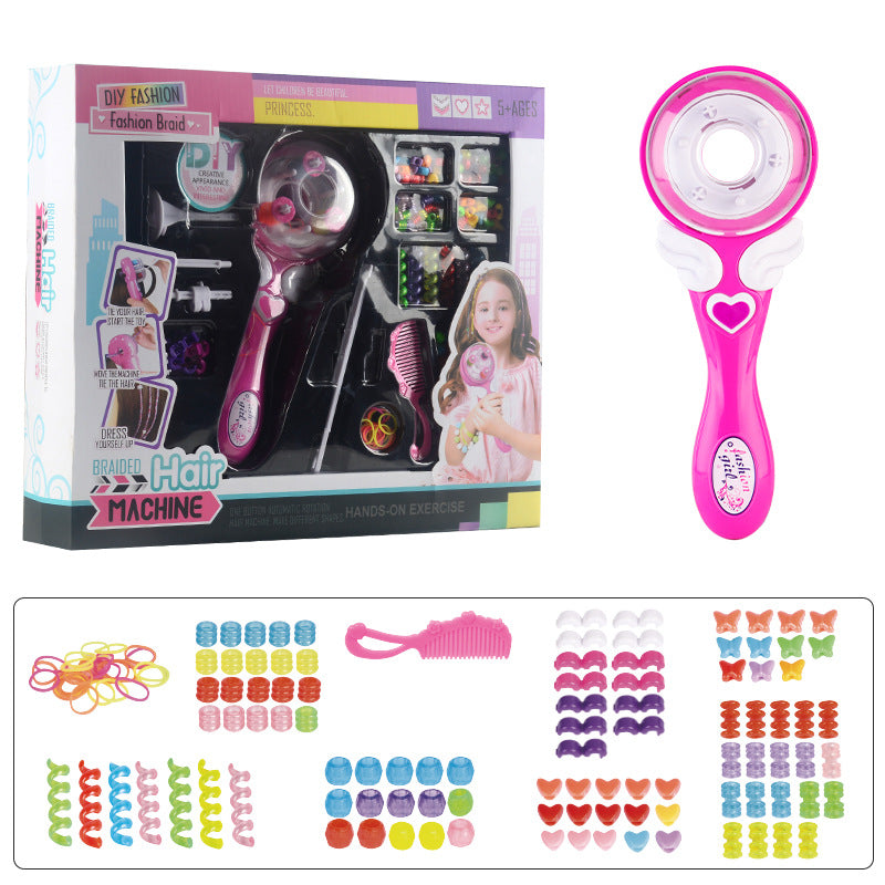 Trançador de cabelo elétrico automático para meninas