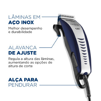 Cortador Cabelo Mondial Cr07 - 8910-01