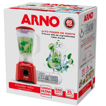 Liquidificador Arno Power Mix 550w 2vel 110V - Lq11