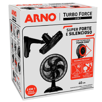 Ventilador Arno 40cm Turbo Force 2 Em 1 Vf42 110V - Vf42