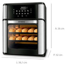 Fritadeira Air Fryer Mondial Oven 12l 2000w Afo12l - 75666-02