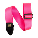 Correia Em Poliester Rosa Neon C/ Ponta Em Couro P05321 Ernie Ball
