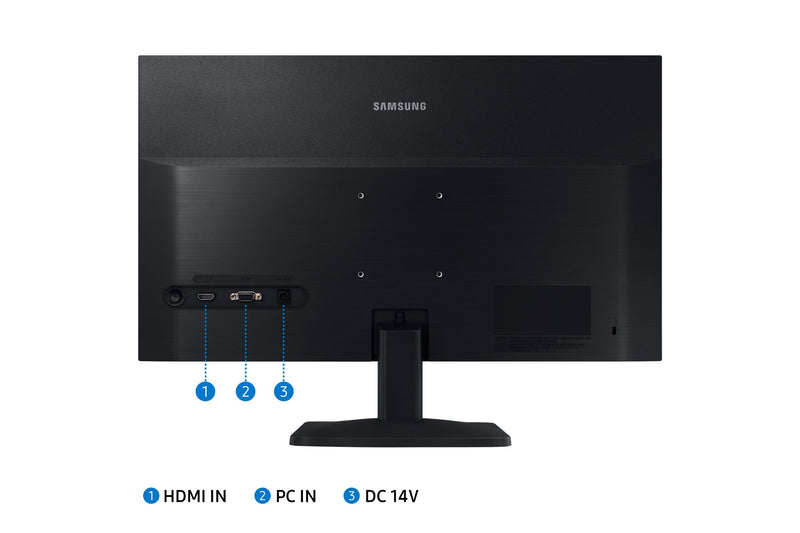 Monitor Samsung 22" Fhd Hdmi Vga 60hz Preto - Ls22a33anhlxzd