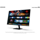 Monitor Samsung Smart 27" Fhd Plataforma Tizen Tap View Usb Hdmi Bluetooth Wi-fi Speaker Preto Série M5 - Ls27bm500elxzd