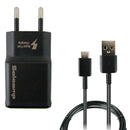 Carregador De Celular Samsung/xiaomi/motorola/realme Carga Rapida 15w Cabo Usb-c 1m Preto - Sa44181kit