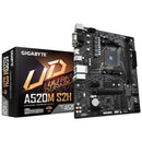 Placa-mãe Gigabyte A520m S2h, Micro Atx, Soquete Am4, 2xddr4 32gb, 1x D-sub, 1x Dvi-d, 1x Hdmi, 4x Usb 3.2, 2x Usb 2.0