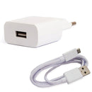 Carregador  De Celular Samsung/xiaomi/motorola/realme Carga Rapida 10w Cabo Micro Usb 1m Branco - S11d38kit