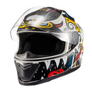 Capacete Texx Hawk - Hunger Cinza E Amarelo 56