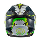 Capacete Texx Hawk - Scream Verde E Azul 56