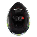 Capacete Texx Hawk - Scream Verde E Azul 56