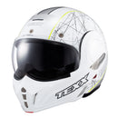 Capacete Texx Stratos 180 Scratched Branco E Verde 56
