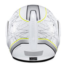 Capacete Texx Stratos 180 Scratched Branco E Verde 58