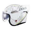 Capacete Texx Stratos 180 Scratched Branco E Verde 58