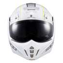 Capacete Texx Stratos 180 Scratched Branco E Verde 60