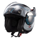 Capacete Texx Stratos 180 Topographic Preto E Azul 56