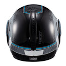 Capacete Texx Stratos 180 Topographic Preto E Azul 60