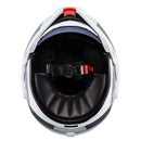 Capacete Texx Stratos 180 Topographic Branco E Azul 60