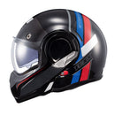 Capacete Texx Stratos 180 Journey Preto / Azul / Vermelho 56