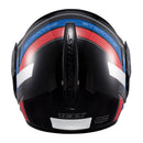 Capacete Texx Stratos 180 Journey Preto / Azul / Vermelho 56