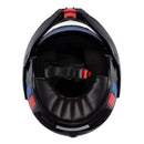 Capacete Texx Stratos 180 Journey Preto / Azul / Vermelho 56