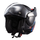 Capacete Texx Stratos 180 Journey Preto / Azul / Vermelho 60